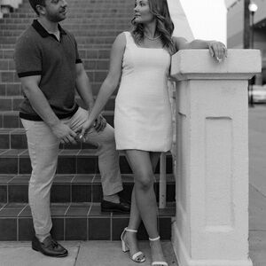 AQUA white mini dress